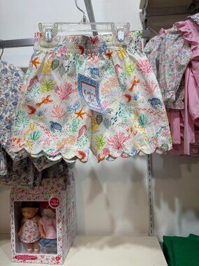 NWT Cotton Kids Sea Life Motif Shorts
